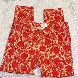 FUN FLIRTY Printed stretch pant / jean